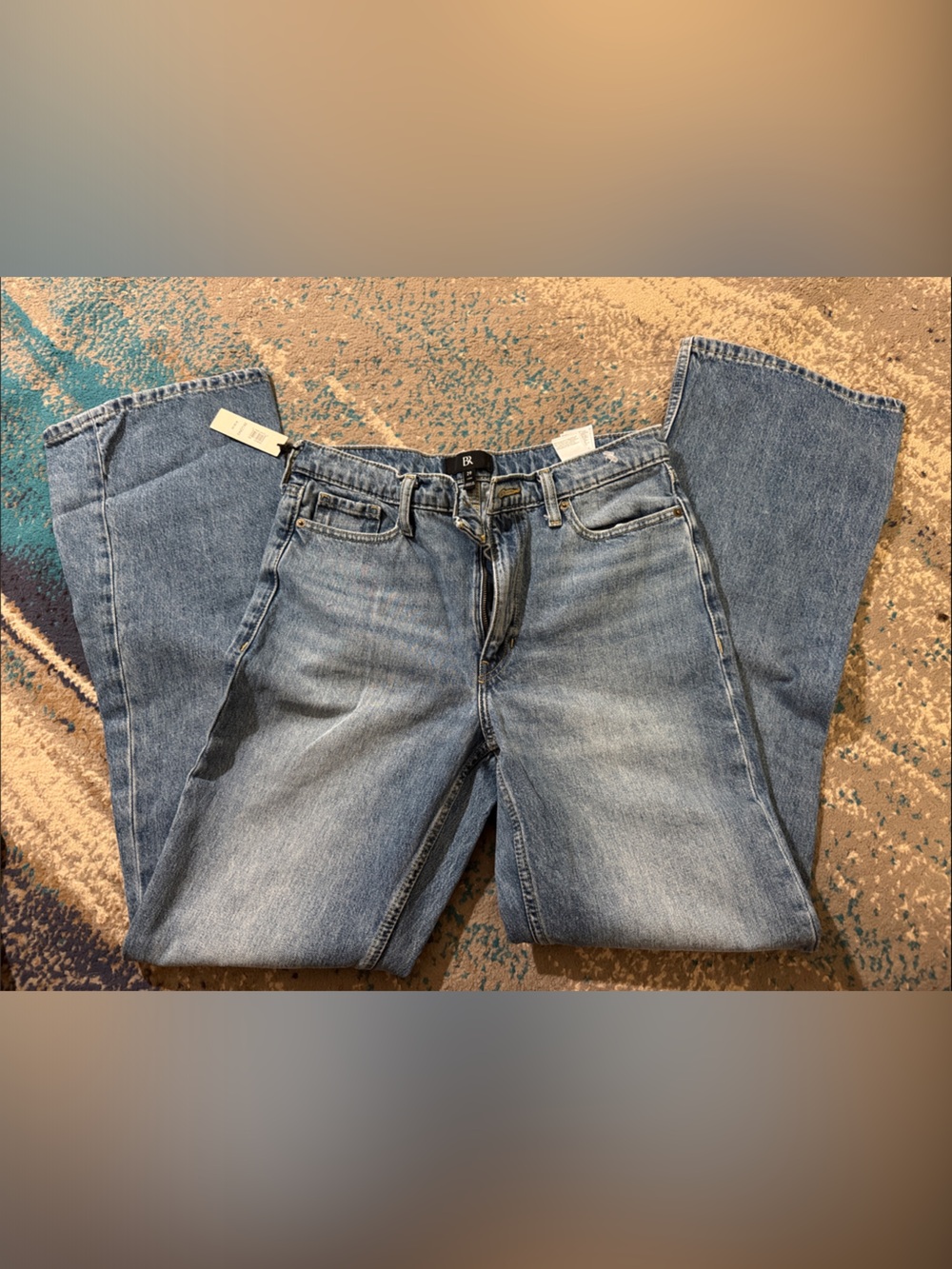 Banana Republic Light Blue Wide-Leg Denim Jeans